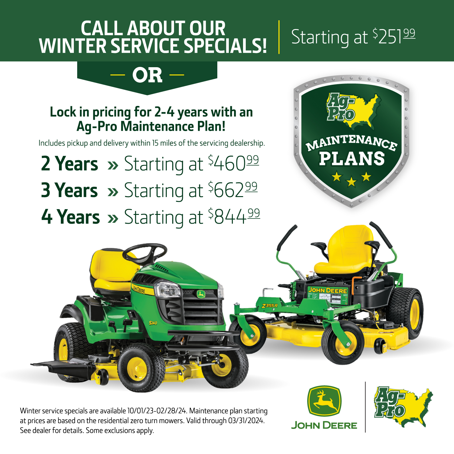 John deere riding lawn online mower repair near me